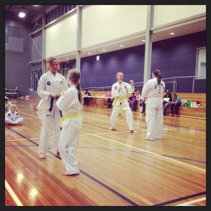 Grading 25 Aug 2014 Step Sparring